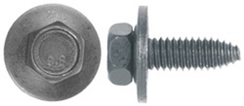 Image of AMZ Clips and Fasteners (25) 5 /16-18 x 1 inch Body Bolts 1 /2 inch Hex 7 /8 inch Washer (Pack of 2)