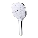 EDM 01332 Mango de Ducha Square con 3 Funciones, Cromado