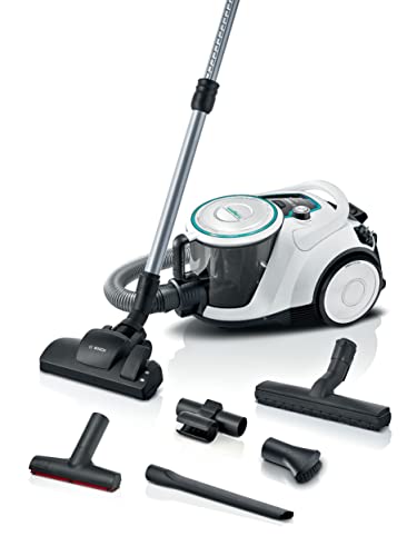 Bosch Serie 6 Aspiradora Sin Bolsa, Plástico, Blanco Bosch Serie 6 Aspiradora Sin Bolsa, Plástico, Blanco