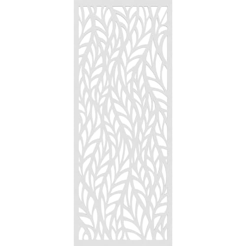 Image of 17 3 /8 inchW x 44 3 /8 inchH x 3 /8 inchT Ortonville Decorative Fretwork Wall Panels in Architectural Grade PVC