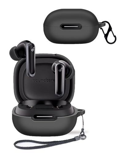 Anker Soundcore P40i �p �P�[�X SpinoArmor �ی�J�o�[ �y�� �ϏՌ� �����[�d�\ �L�Y�h�~ �h���h�o �����h�~ �h�o �L�Y�h�~ �w��h�~ Anker Soundcore P40i �Ή� (�u���b�N)