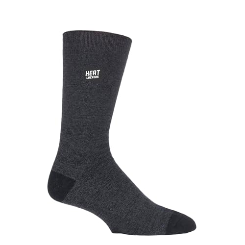Men's Warm Twist Crew Sock Black/US 7-12