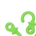 Monkey Tail String Stabilizer, Wear Resistant Shock Absorption Bow String Silencers Convenient Noise Reduction for Composite Pulley Bow (Green)