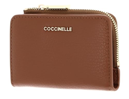 Étui pour carte Coccinelle cuir metallic soft : votre allié chic pour organiser vos essentiels.