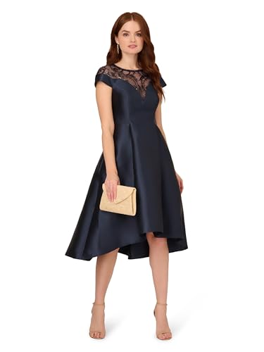 Image of Adrianna Papell Womens Mikado Short Dress
