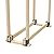 c2M Width & Depth Adjustable Elevated Outdoor Firewood Log Storage Rack Bracket Kit | Heavy Duty & Quick Assembly | Made in The USA + Hardware Included