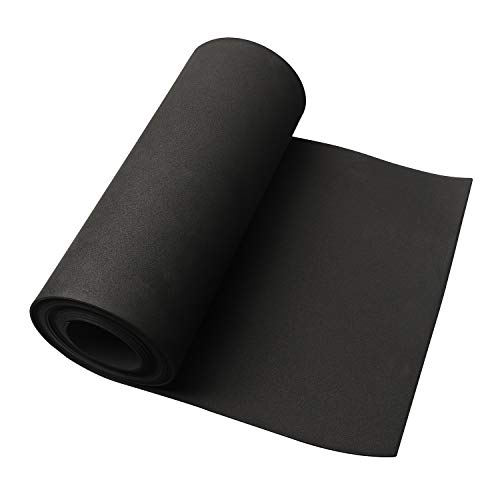 CASOMAN Professional Tool Box Liner, Toolbox Drawer Line - 16 inch(wide) x 16 feet (long), Non Slip Matting Roll, Black