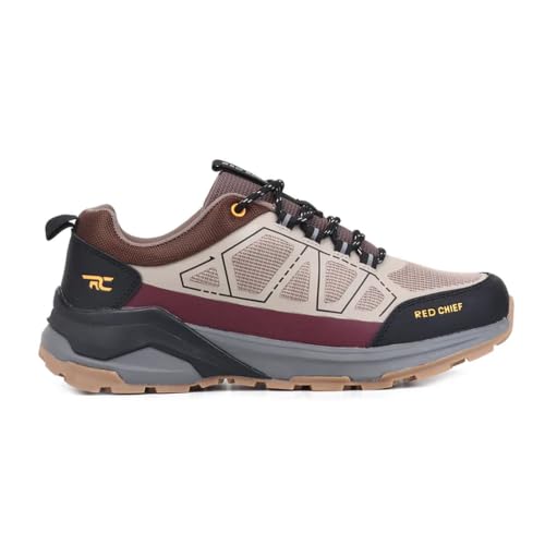 Image of Red Chief Men's Sport Hiker Lace-Up Shoes | Low Ankle | Synthetic Polyester Air Mesh | Durable Synthetic Outsole (H20045)
