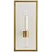Arteriors DP49003 Griffith - 1 Light Wall Sconce, Ivory Enamel/Antique Brass Finish with Clear Crystal