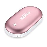Karecel Rechargeable Hand Warmer, 5200mAh Double-Sided 4-inch Full-Surface Heat Electric Hand Warmer, Up to 11Hrs, Portable Handwarmer Pocket Heater, Tech Gifts for Men Women, Winter Essentials