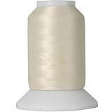 Threadart Stretchy Wooly Serger Thread - 1000m Spools - Nylon Thread for Swimwear, Lingerie, Knits - Ivory - Color 9102