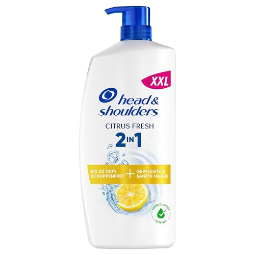 Head & Shoulders Citrus Fresh 2-in-1 Anti-Schuppen-Shampoo und Pflegespülung 1000ml Pumpspender. Schuppenfrei