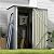 Patiolife 3x3 FT Metal Storage Shed, Small Outdoor Shed with Lockable Door and Sloping Roof, for Backyard Garden Patio, Grey