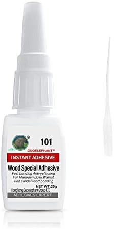 20g Wood Glue, Wood Adhesive, Instantly Strong Adhesive for bonding Wood, Instant Super Glue for Wood, Oak, Wooden Furniture, Wood Working, Wooden Product, Wooden Crafts, Wood Floor, Wood Edge