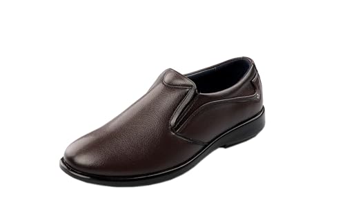 Image of Zebra Men's Formal Brown Leather Shoe-6