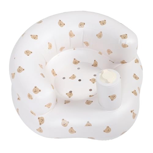 CVUTOVO 多機能折りたたみベビーお座りチェア 空気入れ内蔵で膨らむ 学習用 浴用スツール 小ソファ対応 持ち運び簡単 自宅 外出 旅行向け