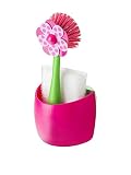 Vigar Lolaflor Set de Cepillo lavaplatos, Rosa, 11,5 x 8 x 23 cm