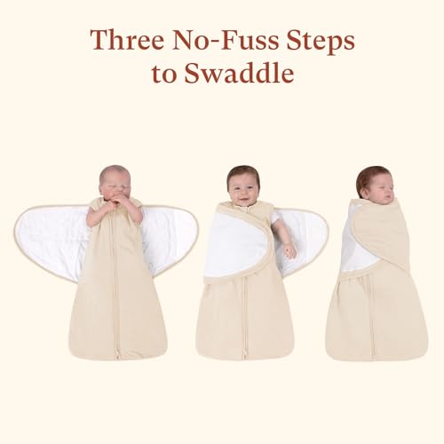 Image of 1.0 TOG Swaddle Sleep Sack, Adjustable Wearable Blanket for Infants and Newborns 3-6 Months, Perfect for New Moms, Small