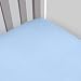 Magnolia Organics Fitted Crib Sheet - Bassinet, Baby Blue