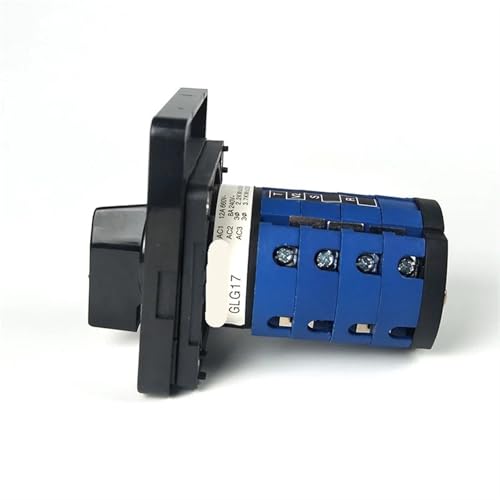 Voltímetro C178-4V trifásico de 4 cables y selector rotatorio de leva de 7 posiciones para panel 3