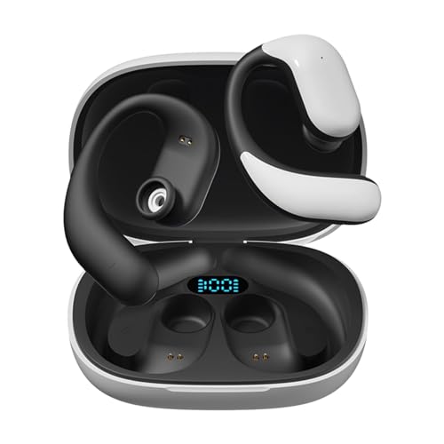 Ear Wireless Headphones | Open Ear Running Headphones | Workout Wireless Earbuds | Running Wireless Earbuds with Open Design and Sweat Resistance for Group Fitness Classes and Outdoor Running