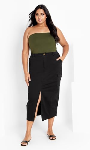 City Chic Plus Size Skirt, Halo Maxi Skirt3