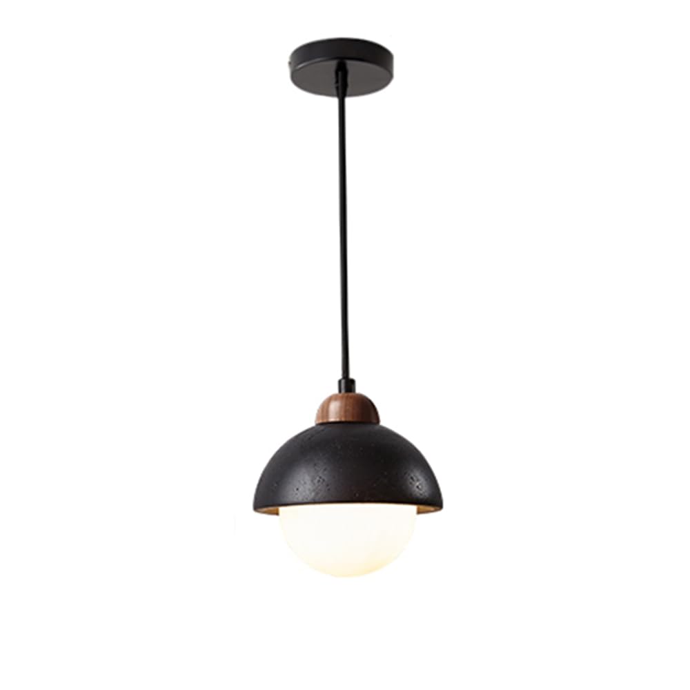 RSZCSMO Modern Minimalist LED Bedroom Bedside Chandelier Nordic 5.9-inch Living Room Dining Room Black Hole Stone Chandelier, Suitable for Study Bar Hotel, Lighting Fixture