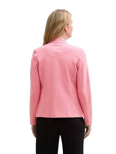 Tom Tailor Damska marynarka Basic Otoman z kieszeniami, 15116 - Bright Rose, XL