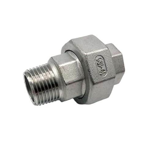 Unión roscada BSP macho a hembra en acero SS304 con conector suelta para reparar tubería de agua 4