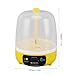 ERYUE 4 Eggs Incubator Efficient Portable Automatic Mini Poultry Hatcher for Home USB Energy Saving Children Enlightenment for All Kinds of Eggs (Manual Turning)