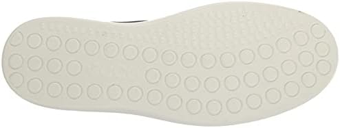 ECCO Men's Soft Classic Plain Toe Tie Sneaker, Black/Lion Nubuck, 10-10.5 | Image 3