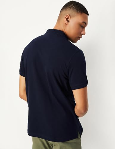 Image of Max Men Solid Slim Fit Polo T-Shirt