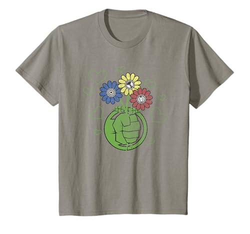 Image of Kids Avengers Hulk Flower Fist T-Shirt