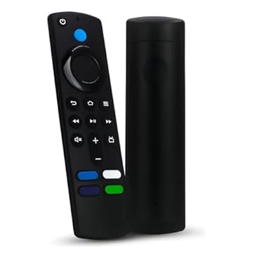 Controle Remoto Fire Stick com Comando De Voz Compatível com Amazon Fire Stick TODOS MODELOS com teclas de atalho. Subtitui modelo ORIGINAL
