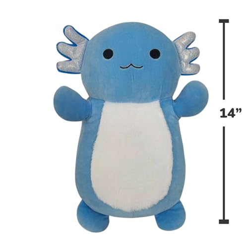Image of Squishmallows Original HugMees 14-Inch Blue Gradient Axolotl - Large Ultrasoft Official Jazwares Plush