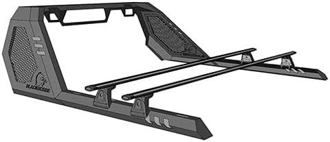 Black Horse Vigor Cross Bar Black Compatible with 2020-2023 Jeep Gladiator-VRCB64-G