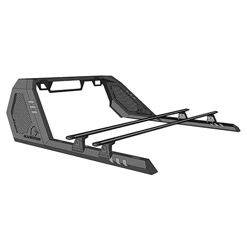 Image of Black Horse Vigor Cross Bar Black Compatible with 2020-2023 Jeep Gladiator-VRCB64-G