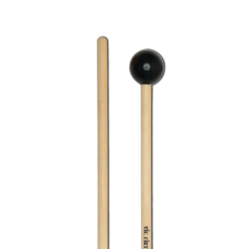 Image of Vic Firth M6 American Custom Keyboard Hard Ball Headed Mallets - Black Phenolic - 3 Pairs