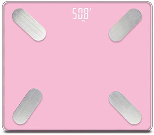 Intelligente Körperfettwaage Bluetooth, genaue Haushaltswaage Personenwaage Digitales Gewicht Wiegen BMI-Waage Körperzusammensetzungsanalysator