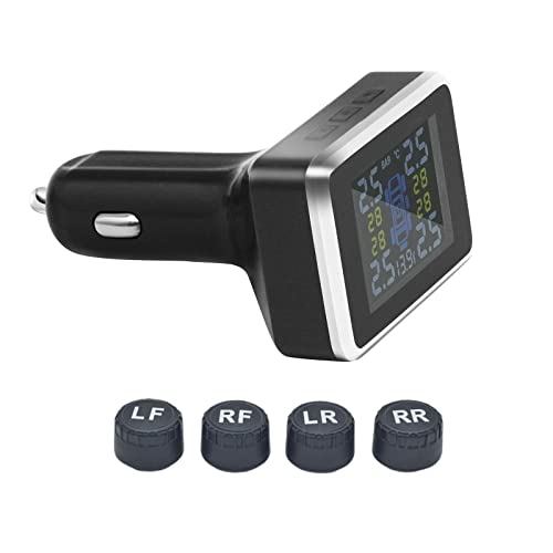 ZOOMELLA Tire Pressure Monitoring System TPMS USB Charging Port Fits for MPV SUV External