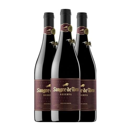 Torres Sangre de Toro Catalunya Reserva 75 cl Vino tinto (Caja de 3 Botellas de 75 cl)