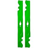 8TEN LawnRAZOR Blade for Cub Cadet MTD XT2-LX46 XT1-LT46 ZTS1 ZT1 46 46-Inch 742P05510-X 742-05510-X Toothed 2 Pack