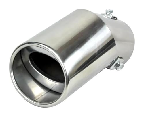 Coche Escape Cola Para P&eugeot 307 408 207 1 Pieza Silenciador Escape Acero Inoxidable Accesorios Embellecedores