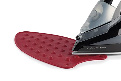 Jata HPLA8110 - Protector de silicona para suelas de plancha, Medidas 27 x 14 cm, Uso universal, Resistente al calor, Antideslizante, Válido para colgar