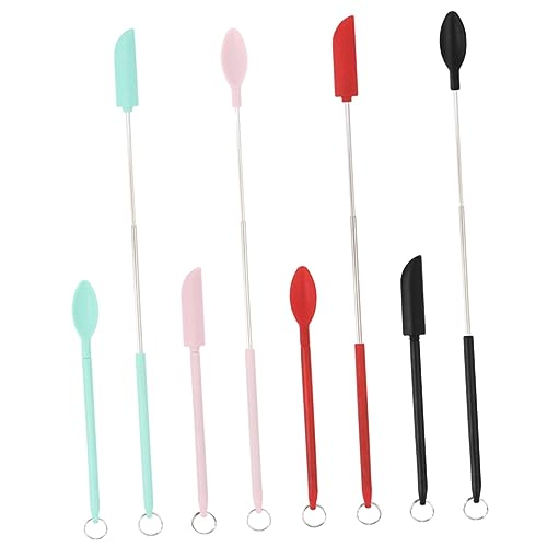 TOPBATHY 1 Juego Espátula De Mermelada Utensilios De Oro Para Servir Pinzas Para Frutas Prensa De Hamburguesas Pinzas De Oro Pinzas Para Servir Comida Aperitivo Gel De Sílice 8 Piezas