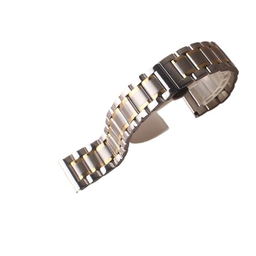 voh XeXX`[ 14mm19mm 20mm 21mm22mm vXgbv uXbg t[J[uGh WΉ Y fB[X Vo[ S[h(Silver and gold,21mm)