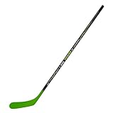 Franklin Sports Street Hockey Sticks - Power X Youth Street Hockey Stick - Wood and Fiberglass Shaft - ABS Blade - One Piece Stick - 46' Left Handed
