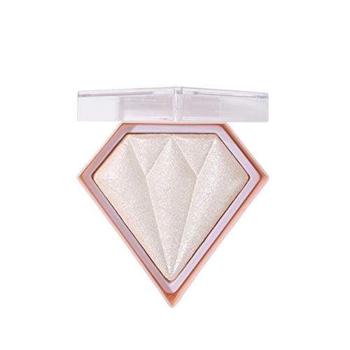 jycous Diamond Highlight Powder - Highlight Powder 5 Colors Long-Lasting High Gloss Powder Diamond Facial Shimmer Face Contour Palette for Makeup Cosmetic Supplies