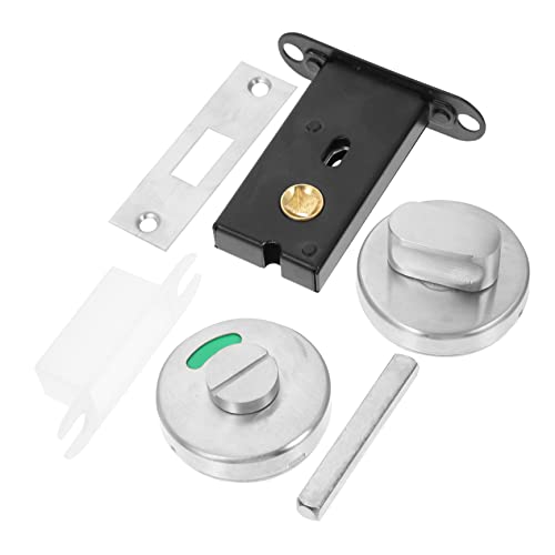 Uonlytech Red And Green Indicator Lock Bathroom Door Signs Rv Door Lock Keyless Door Knob Bathroom Privacy Lever Lock Occupied Deadbolt Restaurants Restroom Door Lock Toilet Lock Bolt Lock #TOP30
