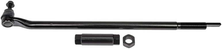 KarParts360 For Ram 2500/3500 2014 15 16 17 2018 Drag Link | Steel Material | E-Coated Finish | Black | With Ball Joint And Linkage Tube | With 2 Nuts | Replacement For 68111300AA